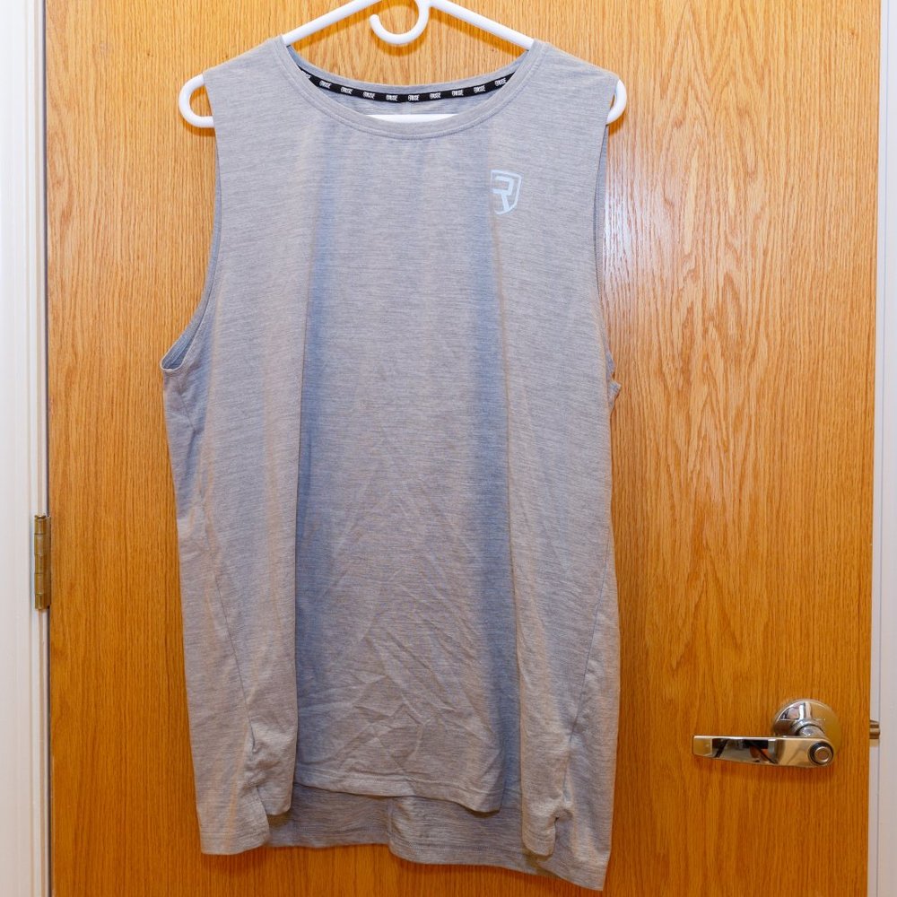 6x Men's RISE Softest Tank Top - Grey Marl